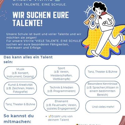 Bild Talente Vitrine